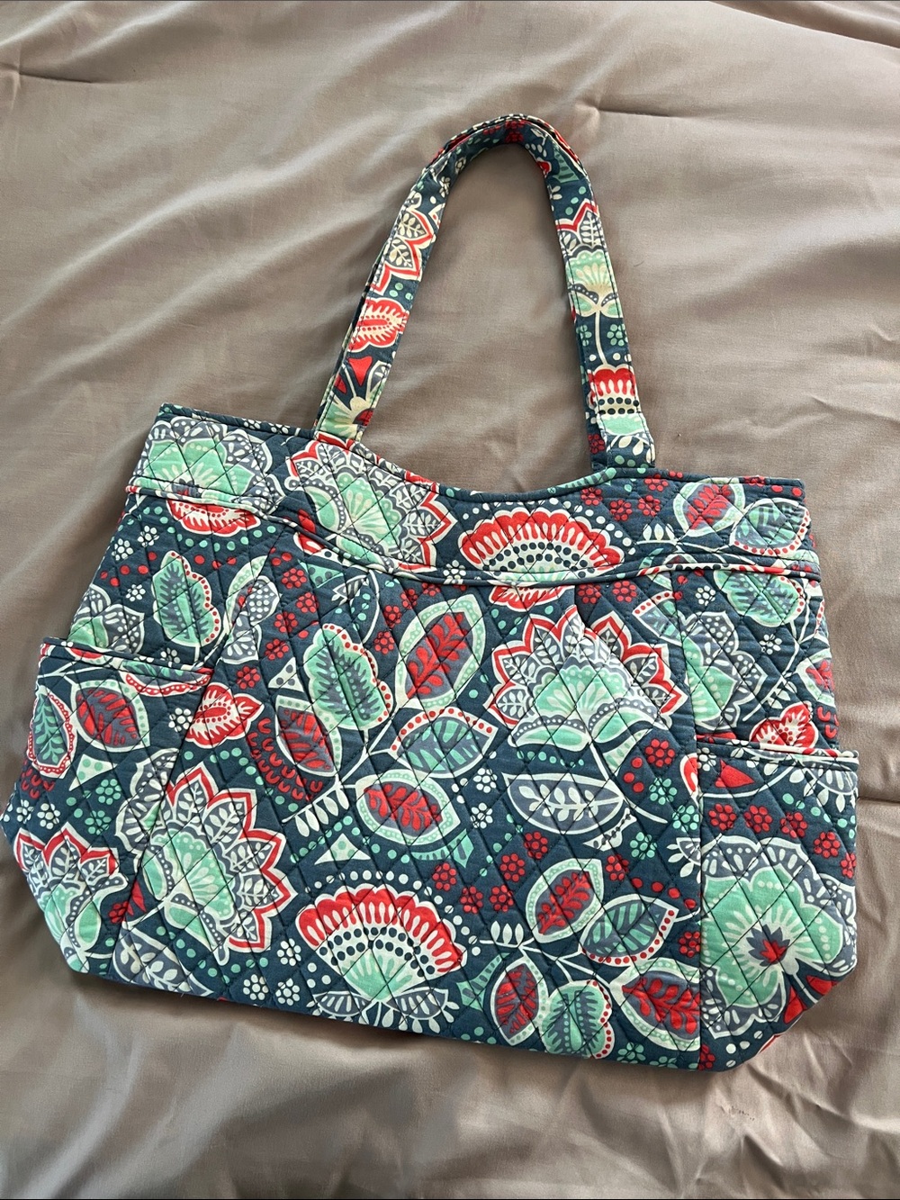 Vera Bradley Quilted Tote | Nomadic Floral Retired Pattern